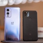 Oneplus 9 and Goggle pixel 5 rear